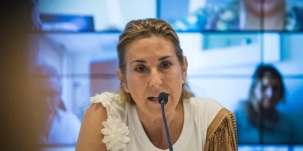 El descontrol del Gobierno fue expuesto por Beltrán, vicesecretaria de organización del PP.