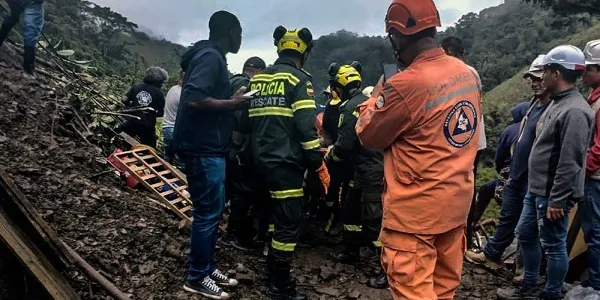 Al menos 33 muertos en un deslizamiento de tierra en Colombia