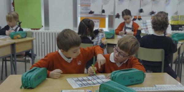 Alumnos en un aula