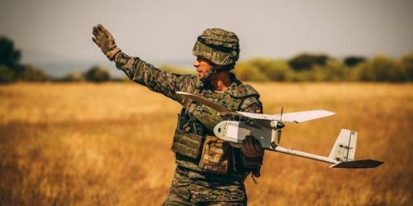 Ejercicio con el 'Raven' de la Brigada 'Almogávares' 