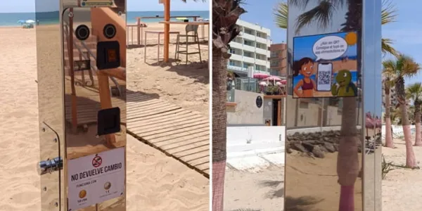 Duchas inteligentes en las playas españolas