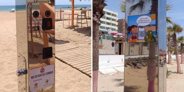 Duchas inteligentes en las playas españolas