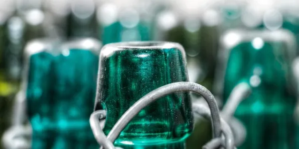 Botellas de vidrio
