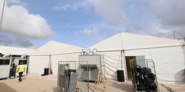 Así serán los espacios para los migrantes que pasen por Baleares