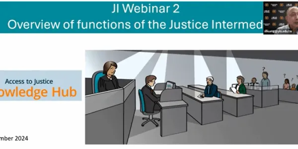 Seminario facilitadores judiciales en Asia.