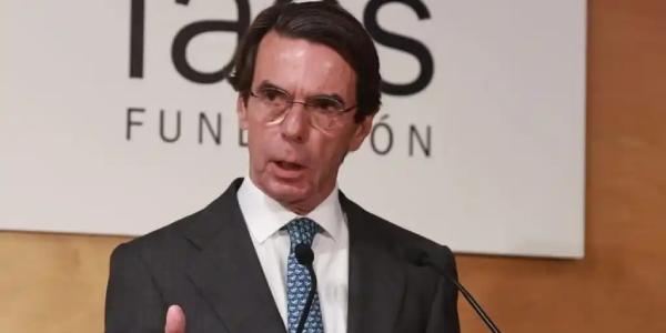 AznAznar, durante uno de sus discursos en la Fundación FAES