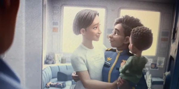 Imagen de dos madres en la película Buzz