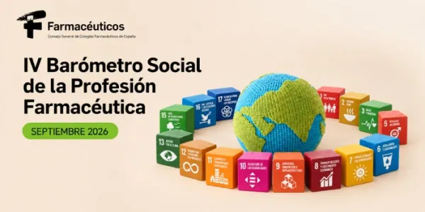 Cartel sobre el IV Barómetro Social del Cgcof 