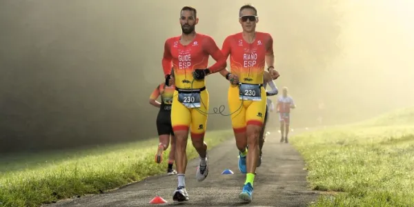 Fernando Riaño y Javier Alaguero, al ganar la prueba el año pasado