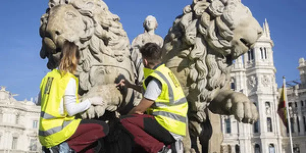 Restauración de la Fuente de Cibeles