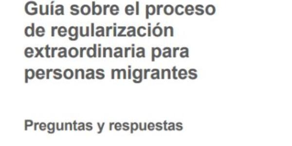 Accesibilidad para los materiales de la regularización de migrantes