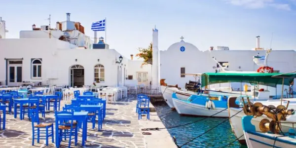 Pueblo de la isla de Paros