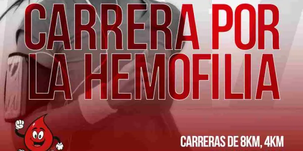Cartel IV Carrera por la Hemofilia