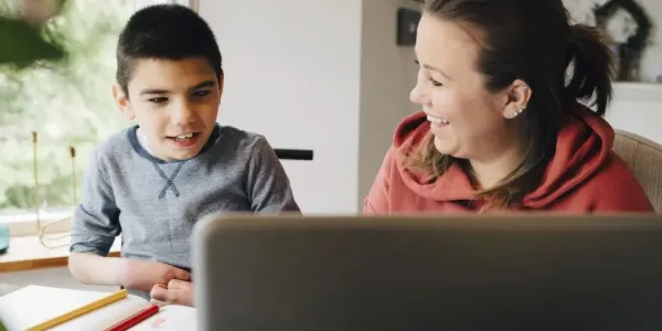Una madre de un hijo con discapacidad.