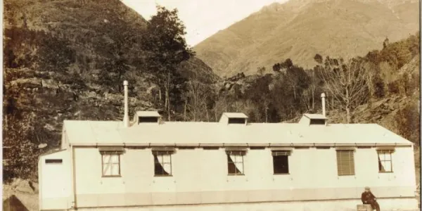 Hospital de cartón en el s.XX. 