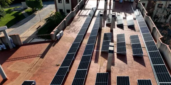 Placas solares de Iberdrola en viviendas 