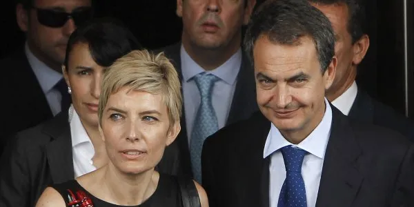 José Luis Rodríguez Zapatero y su mujer, Sonsoles Espinosa