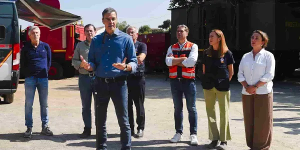 Zonas dañadas por los incendios forestales