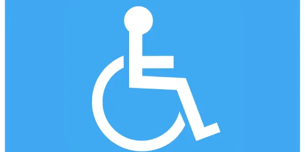 Logo persona en silla de ruedas