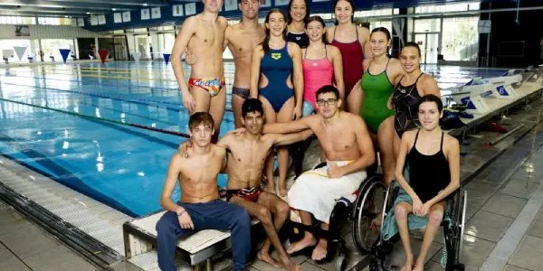 El Equipo AXA de Promesas Paralímpicas de Natación