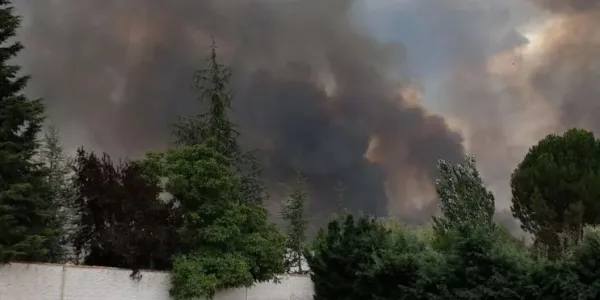 Foto del incendio de Ávila en julio 2026