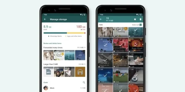 Así de fácil es liberar el espacio que ocupa WhatsApp