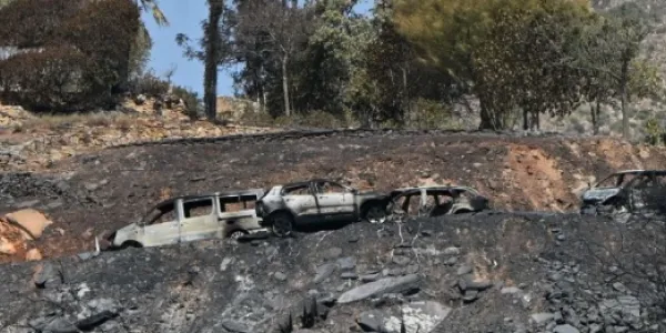 Incendio en Los Gallardos, Almería
