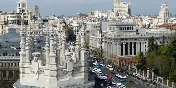 Imagen de los tejados de Madrid