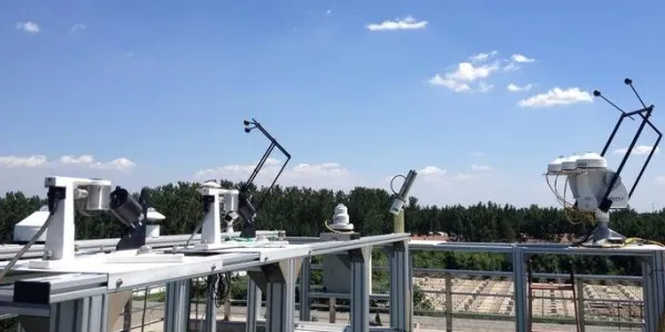 Estación de observación de la física atmosférica y el entorno atmosférico en Xianghe (China) | Foto de Xiang'ao Xia