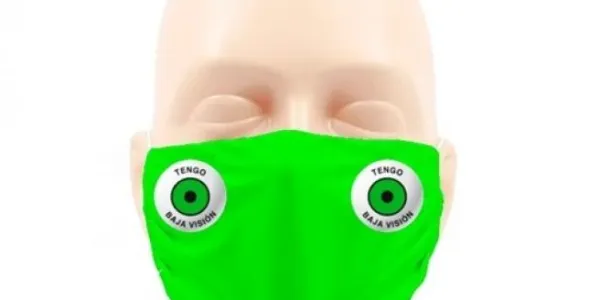 La asociación Retina CV pone a la venta mascarillas para personas con baja visión.