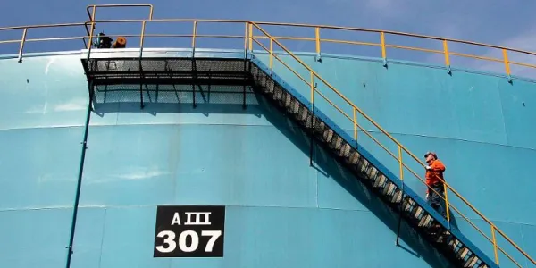 Una refinería alemana