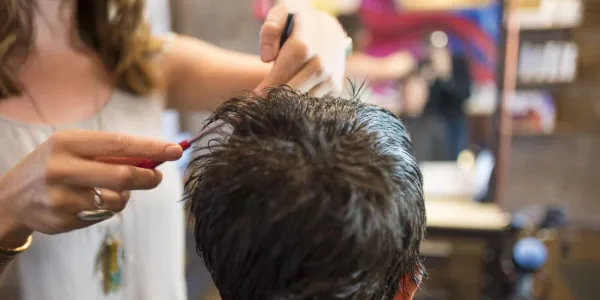 Peluquería para los niños con autismo
