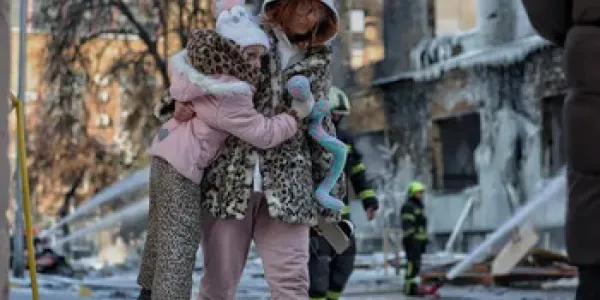 Los niños y niñas en Ucrania viven en condiciones extremas