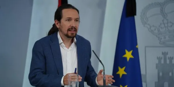 Pablo Iglesias en una rueda de prensa / EFE