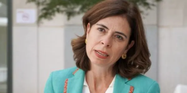 La directora regional de ONU Mujeres para Europa y Asia Central, Belén Sanz Luque, durante una entrevista con EFE. 