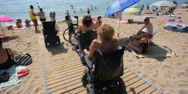 Playas accesibles para movilidad reducida