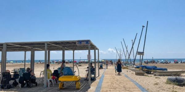 Una playa accesible 