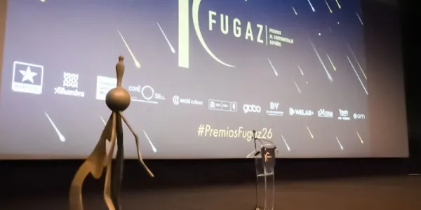 Escenario de los Premios Fugaz 2026