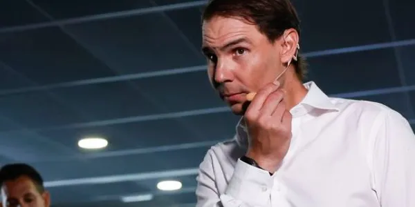 Rafa Nadal en el evento que le homenajeo