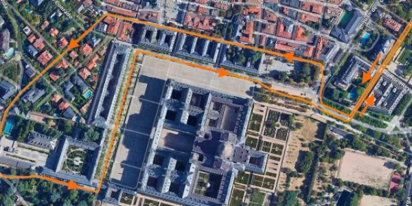 Recorrido marcha solidaria Corre por Claudia