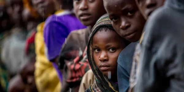 Niños refugiados