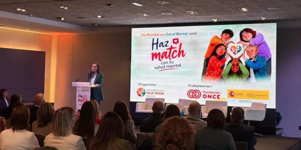 La reina Letizia en el acto de Salud Mental España