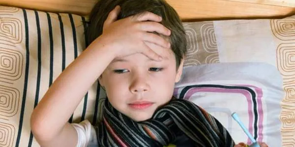 Niño resfriado