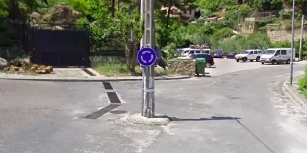 Una de las rotondas más pequeñas de España