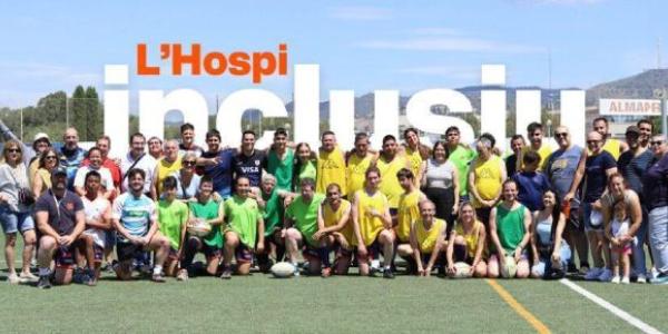 Equipo de rugby inclusivo en L’Hospitalet