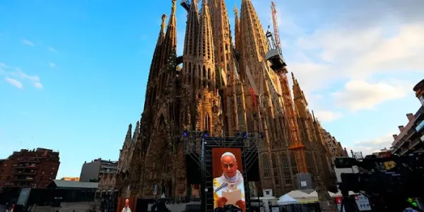 La visita del Papa León XIV, el pasado 10 de junio, a la Sagrada Familia.