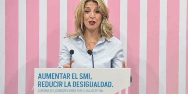 La vicepresidenta segunda del Gobierno y ministra de Trabajo y Economía Social, Yolanda Díaz