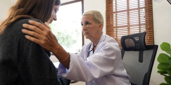 Doctora y paciente 