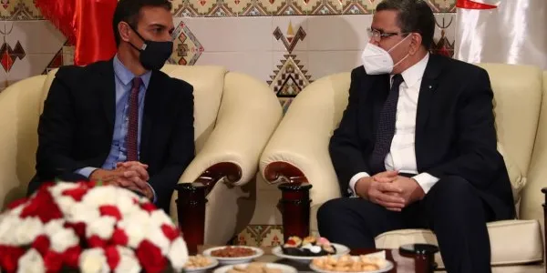 Pedro Sánchez, reunido con el primer ministro de la República Argelina Democrática y Popular, Abdelaziz Djerad