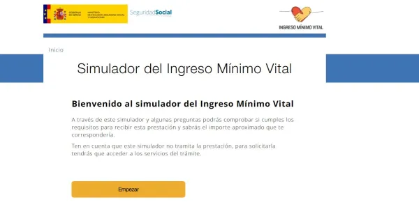 Simulador Ingreso Mínimo Vital